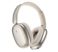 TEISCHE ND905-ANC Casque sans fil Bluetooth 5.4, annulation du bruit actif (3 modes), 3 égaliseurs, 40 h d'autonomie, coussinets magnétiques et double connexion (beige)