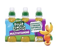 TEISSEIRE Fruit Shoot Multivitamine 6X20Cl - Lot de 6 bouteilles de 20cl - Boisson vitaminée fruitée pour enfants - L'Unité
