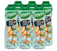 Teisseire Orange Spritz Zero - Pour boissons rafraîchissantes sans alcool avec goût authentique de cocktail Orange Spritz - 6 x 600 ml