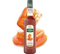 Sirop de Caramel au Sel de Mer Mathieu Teisseire, pour boissons, cafés, chocolats chauds, milk-shakes, boissons frappées, vodkas, rhums, whisky, bouteille de 70cl