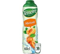 Teisseire Sirop d'Abricot pour Boisson Rafraîchissante, Cocktails, Bidon Recyclable 60cl