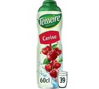 Teisseire Sirop de Cerise pour Boisson Rafraîchissante, Cocktails, Bidon Recyclable 60cl