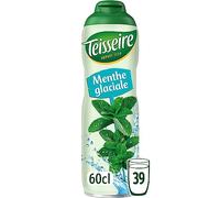 Teisseire Sirop de Menthe Glaciale pour Boisson Rafraîchissante, Cocktails, Bidon Recyclable 60cl
