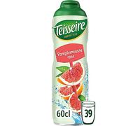 Teisseire Sirop de Pamplemousse Rose pour Boisson Rafraîchissante, Cocktails, Bidon Recyclable 60cl