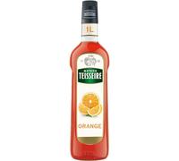Sirop d'Orange Mathieu Teisseire, pour boissons, cocktails, mocktails, sodas, limonades, bouteille de 1L