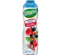 Teisseire Grenadine Zero Sucres pour Boissons Rafraîchissantes, Cocktails, 60cl