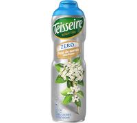 Teisseire Zéro Sucre, Sirop Fleur de Sureau pour Boisson Rafraîchissante, Cocktails, Bidon 60cl