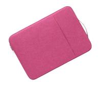 Tejesa Housse souple pour ordinateur portable 11 12 13 14 15,6 16 pouces pour MacBook, Huawei, Xiaomi, HP, Dell, Lenovo, sac à main, rose rouge, 15.6-16inch(40x28x3)