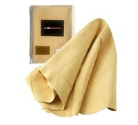 Tek Automotive Peau de chamois pour voitures - Grand cuir de chamois de voiture tanné à l'huile de morue - 100 % véritable chiffon en cuir honteux pour séchage et polissage de voiture