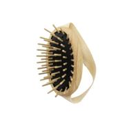 Tek brosse à cheveux de massage pour le cuir chevelu en bois de frêne - 100% fabriquée en Italie