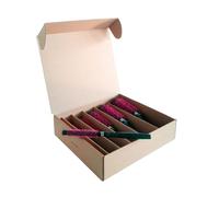 TEK - Gamme Professionnelle - Lot de 6 Brosses Professionnelles Ceramik Oxy, pour Tous les Cheveux - Made in Italy