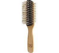 Tek grande brosse amovible à cheveux rectangulaire en bois de frêne avec les picots longs - 100% fabriquée en Italie
