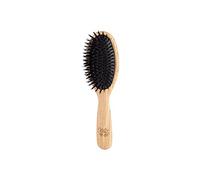 TEK - Grande Brosse Ovale avec Poils Écologiques, Fabriqué à la Main en Italie, pour Cheveux Fins - 22 x 6 cm