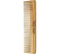 TEK - Peigne à Dents Épaisses avec Manche en Bois de Frêne, Fabriqué à la Main en Italie, pour Cheveux Fins - 14 x 3.6 cm