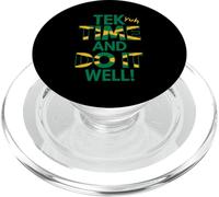 Tek Yuh Time and Do It Well Proverbes jamaïcains et Signification PopSockets PopGrip pour MagSafe