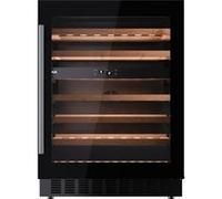TEKA Cave à vin encastrable de service RVU20046, encastrable sous plan , 46 bouteilles Verre Noir G