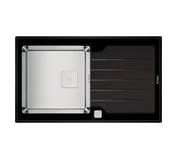 Teka Diamond évier en acier inoxydable 86x51 cm noir 115100011