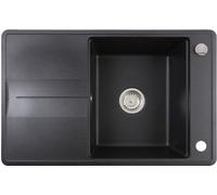 Teka Estela évier en granit 78x50 cm gris/graphite/onyx 40148080