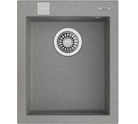 Teka Forsquare évier tegranit 50x41 cm gris/graphite/onyx 115230011