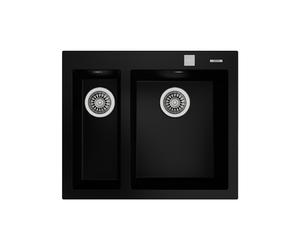 Teka Forsquare évier tegranit 59x50 cm noir 115260019