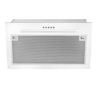 Teka GFG 2 - Hotte - groupe filtrant - largeur : 55 cm - profondeur : 31 cm - evacuation & recyclage - blanc