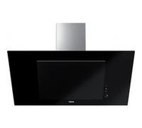 Hotte murale inclinée 90 cm 698 m³/h 68 dB Teka DVT PRO 98660 TBS 3 niveaux extraction Classe A+ Verre noir PNC 112930043 Noir