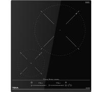 Teka IZC 42400 MSP - Table de cuisson à induction de 45 cm, Touch Control MultiSlider, 2 zones de cuisson, Mode silencieux, Régulateur de puissance, Couleur Noir Verre