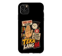 Teka Lang ha Pinoy Tindero Humor Classic Philippines Prank Coque pour iPhone 11 Pro Max