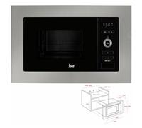 Teka MWE 225 FI Micro-ondes avec grill intégré 800W Acier inoxydable