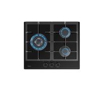 TEKA Plaque à gaz en verre 60 cm, 3 brûleurs, grilles en fonte