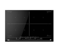 TEKA Plaque à induction 80 cm, FullFlex, connexion Wi-Fi, 4 zones, fonction HobtoHood, Touch Control Multislider, sécurité enfant, modèle IZF 88770 MST