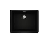 Evier à encastrer Radea R10 50.40 M-TG BKC double installation