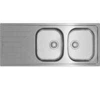 Teka Universe évier en acier inoxydable 116x50 cm 115170001