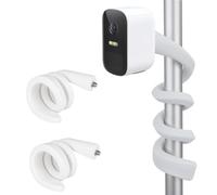 TEKCAM Lot de 2 supports flexibles Twist compatibles avec les caméras de surveillance Eufycam 1/2/2C/2C Pro/3/3C/E, sans perçage, support flexible pour appareil photo