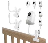 TEKCAM Support de moniteur de bébé flexible compatible avec HelloBaby HB40/HB65/HB66/HB6339/HB6336/HB6351/HB6550/HB248, Blemil/nooie Baby Monitor Camera, pour toutes les caméras avec vis 1/4