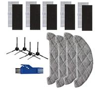 TeKeHom de rechange (brosse lateral , filtre HEPA et brosse latérale et serpillère) pour aspirateur robot accessoire Proscenic 850T (lot de 19)
