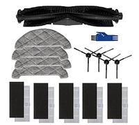 TeKeHom - Kit d'accessoires pour aspirateur robot Ultenic D5/D5s, 4 brosses latérales, 1 brosse roulante, 4 chiffons-serpillères, 5 filtres