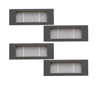 TeKeHom Lot de 4 filtres HEPA pour ECOVACS DEEBOT OZMO 610 (avec éponge noire)