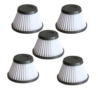 Tekehom Lot de 5 équipée de haute efficacité de rechange pour aspirateur à main Accessoires Filtre HEPA pour Philips FC6161