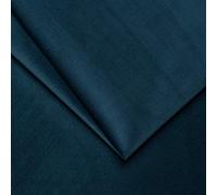 Teker Velvettino Tissu d'ameublement vendu au mètre - Par exemple pour chaise ou banc d'angle - Bleu nuit