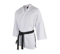 TEKKA BUDO Veste de karaté standard blanche - 200 g - Pour arts martiaux, karaté, freestyle - Taille 140 à 200