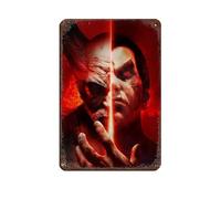 Tekken 7 Game 1 Plaque en métal vintage pour pub, club, café, bar, maison, décoration murale rétro 20 x 30 cm