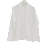 Tekla Unisex Flannel, Pyjamas Shirt Cream White Taille: M | Pyjamas Outlet | Unisex | Blanche