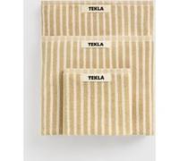 Tekla Unisex Hand Towel Ivory Stripes Taille: 50x90 | Vêtements de Bain Outlet | Unisex | Blanche