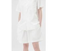 Tekla Unisex Poplin, Short Sleeve Shirt Alabaster White Taille: XS | Pyjamas Outlet | Unisex | Blanche
