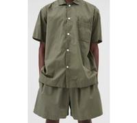 Tekla Unisex Poplin, Short Sleeve Shirt Willow Taille: XS | Pyjamas Outlet | Unisex |