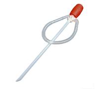 TEKLiNe Pompe Aspirateur Liquides Piston Siphon Manuel Tuyau Flexible Plastique PE, Pompe Pull Vin Eau Diesel Essence Huile Liquides avec Piston manuel Canule Flexible Tuyau Rigide