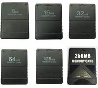 Tekmihat Carte mémoire haute vitesse de remplacement pour PS2 8 Mo, 16 Mo, 32 Mo, 64 Mo, 128 Mo, 256 Mo