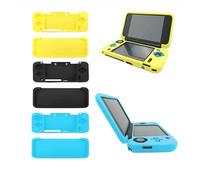 Tekmihat Coque de protection intégrale en silicone souple pour console 2DS XL LL (bleu)