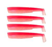 Teknik-Leurre Méné Noir Souple En Silicone Avec Tête Plombée,Appât Élidéal Pour La Pêche Au Bar Ou Au Brochet,70/90/110mm - Type 4pcs Body-Head 5g-Body 7cm #H